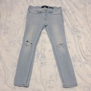 Hollister Women Low Rose Jean Leggings (Size: 29)